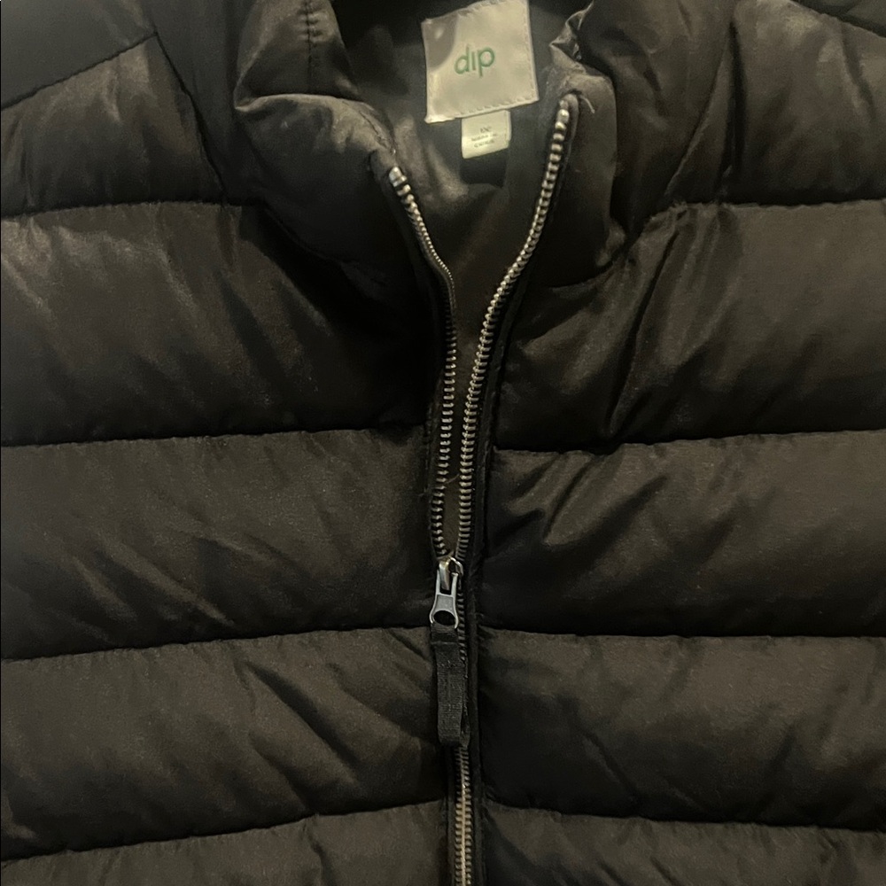 Dip Men's Black Quilted Vest - Picture 3 of 4